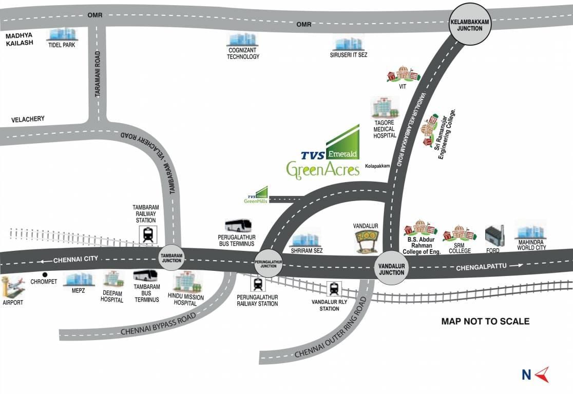 mapa Chennai Perungalathur