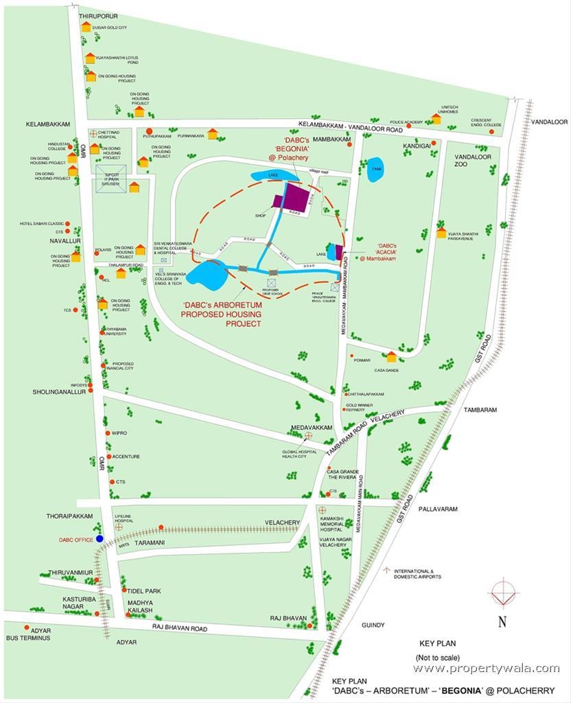 Velachery Chennai mapu